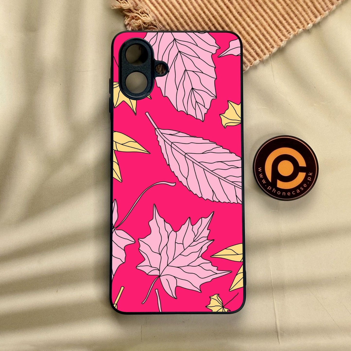 Samsung Galaxy A07 - Floral Series Design 6 - Premium Metal Printed Soft Bumper Shock Proof Case