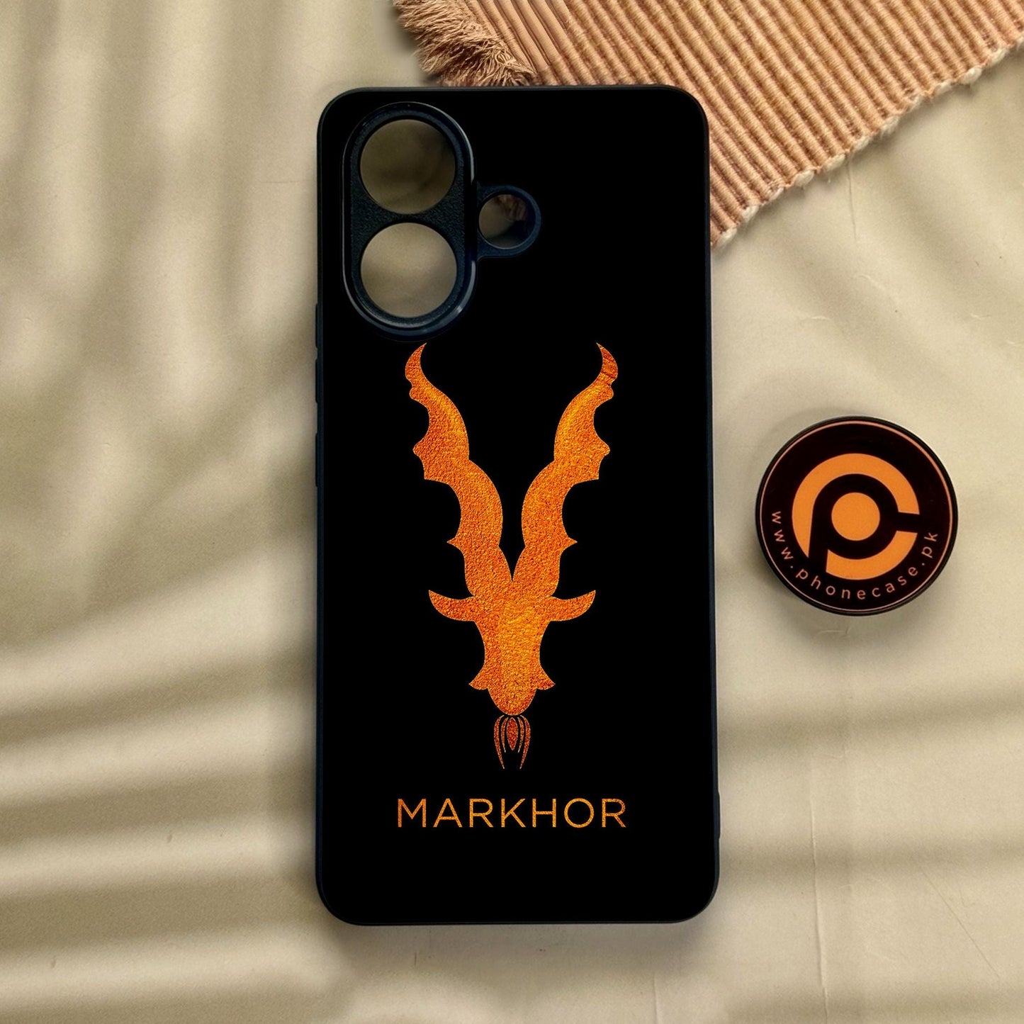 Vivo V60 Lite  - Markhor Design 12 - Premium Metal Printed Soft Bumper Shock Proof Case