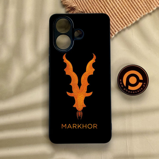 Vivo V60 Lite  - Markhor Design 12 - Premium Metal Printed Soft Bumper Shock Proof Case