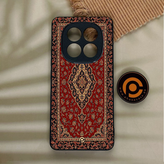 Redmi Note 14 Pro Plus 5G - Persian Rug Design 1 - Premium Metal Printed Soft Bumper Shock Proof Case