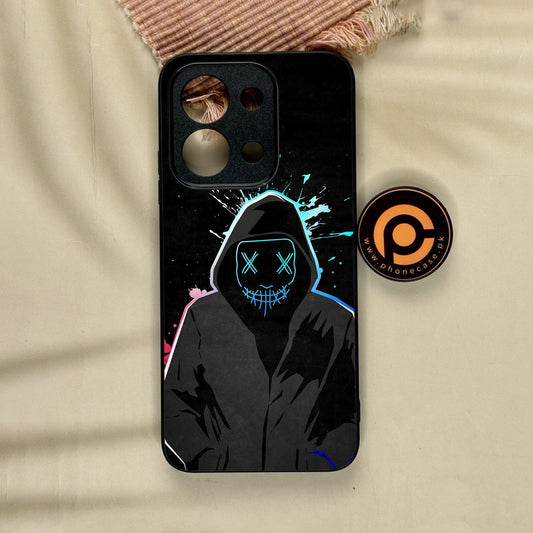 Xiaomi Redmi 15C - Anonymous 2.0 Design 8 - Premium Metal Printed Soft Bumper Shock Proof Case