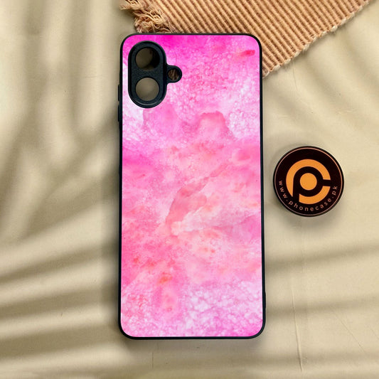 Samsung Galaxy A07 - Pink Marble 2.0 Design 5 - Premium Metal Printed Soft Bumper Shock Proof Case