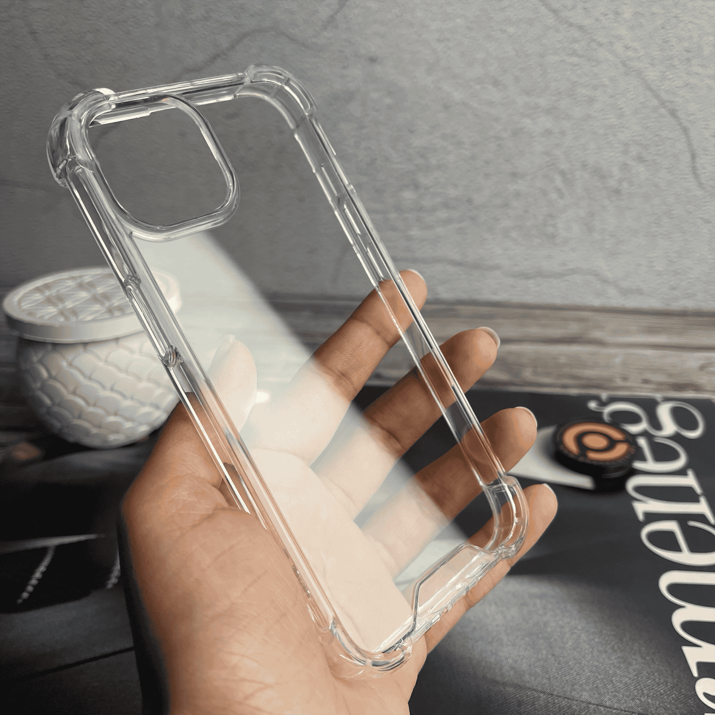 iPhone 17 - Anti Crash Shock Proof Transparent Case