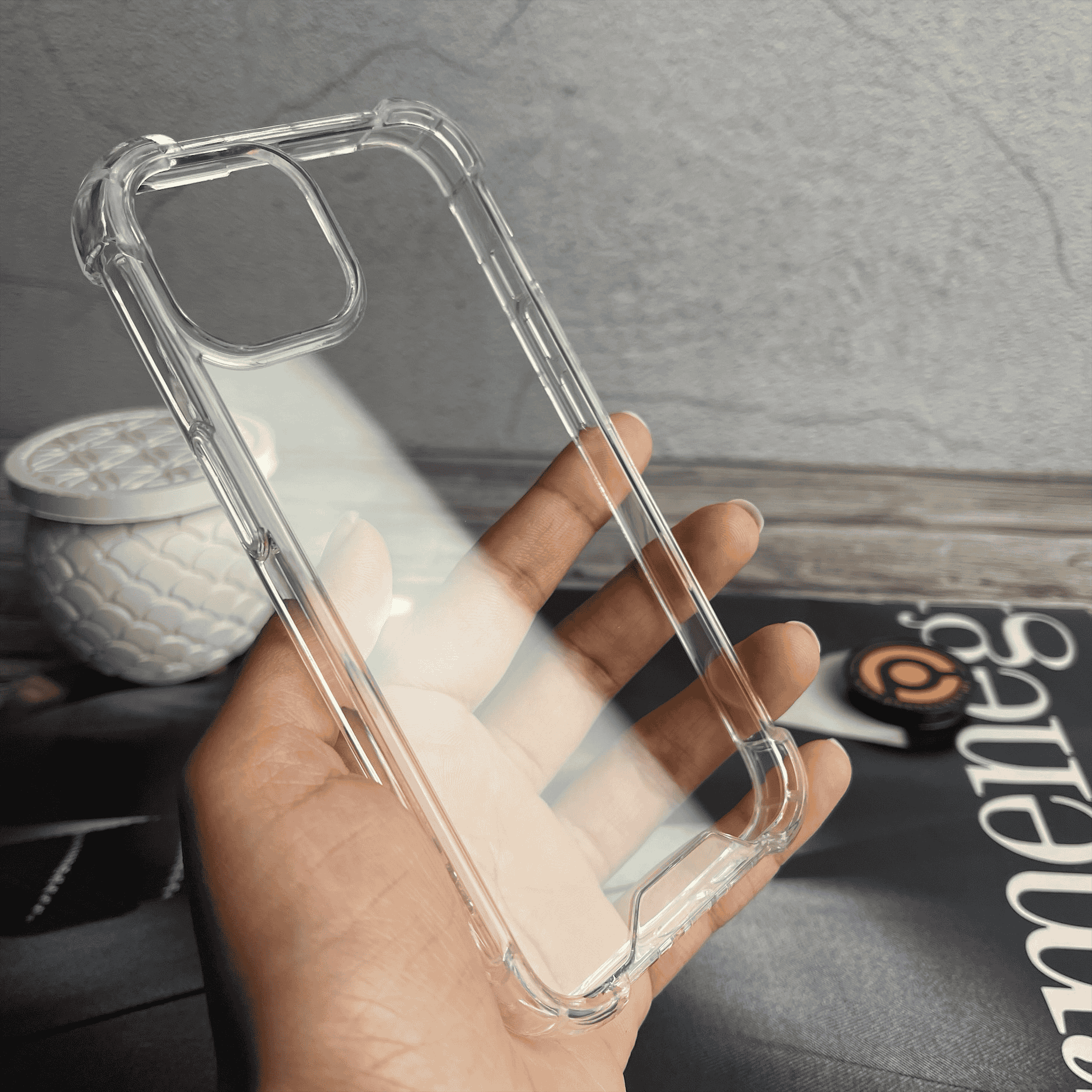iPhone 17 - Anti Crash Shock Proof Transparent Case