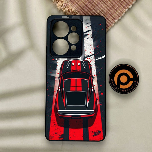 Realme 15 - Top-Down Track - Premium Metal Printed Soft Bumper Shock Proof Case