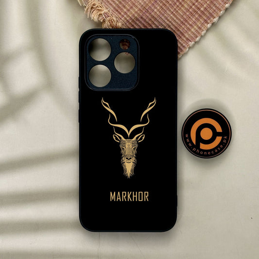 Realme 15T - Markhor Design 3 - Premium Metal Printed Soft Bumper Shock Proof Case