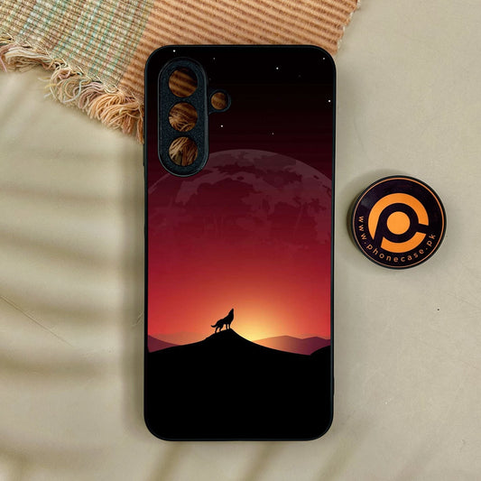 Samsung Galaxy A17 - Wolf Design 4 - Premium Metal Printed Soft Bumper Shock Proof Case