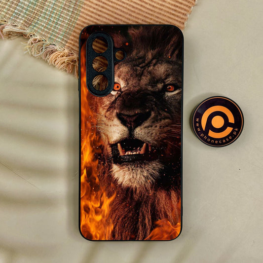 Samsung Galaxy A17 - Tiger Design 2 - Premium Metal Printed Soft Bumper Shock Proof Case