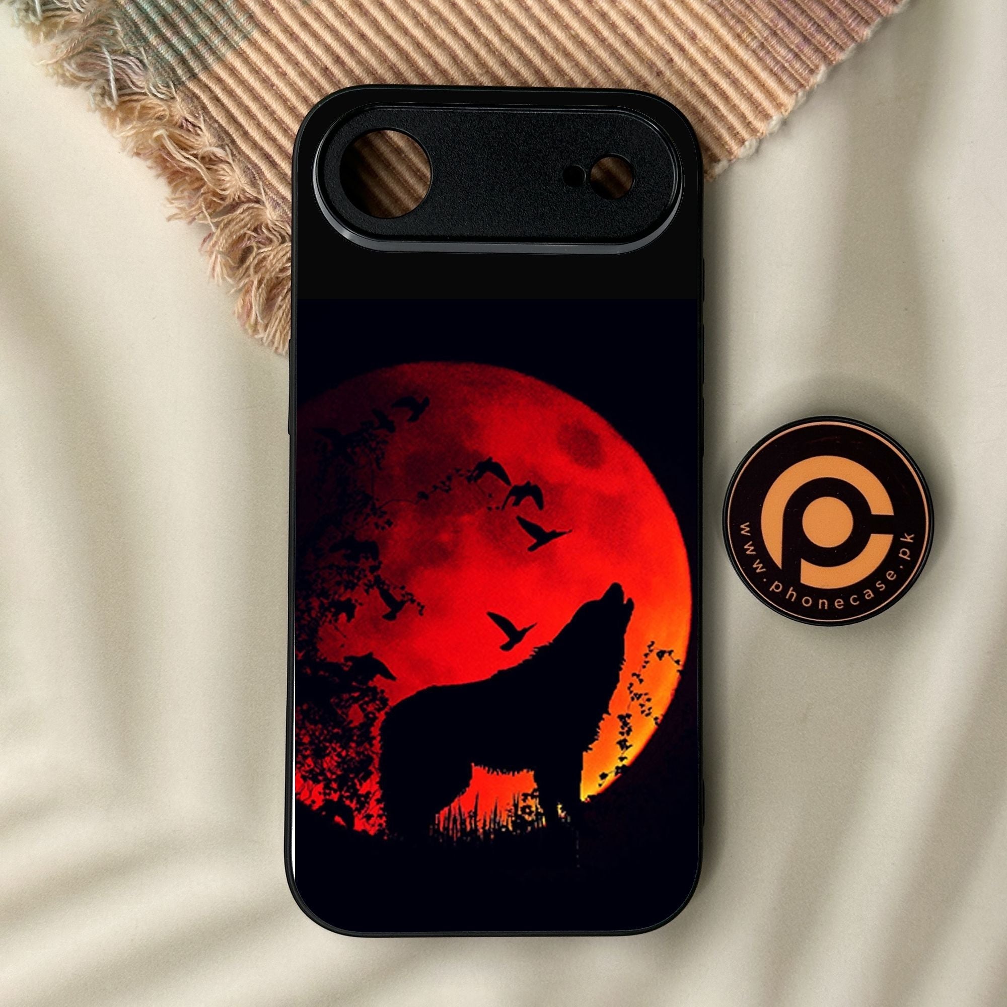 iPhone Air - Wolf Design 1 - Premium Metal Printed Soft Bumper Shock Proof Case