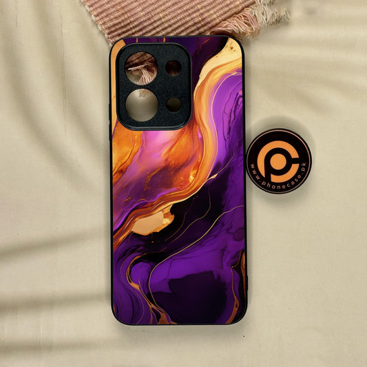 Xiaomi Redmi 15C - Liquid Design 5 - Premium Metal Printed Soft Bumper Shock Proof Case