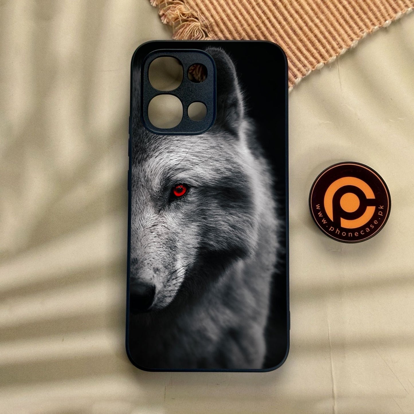 Oppo A6 Pro - Wolf Design 10 - Premium Metal Printed Soft Bumper Shock Proof Case