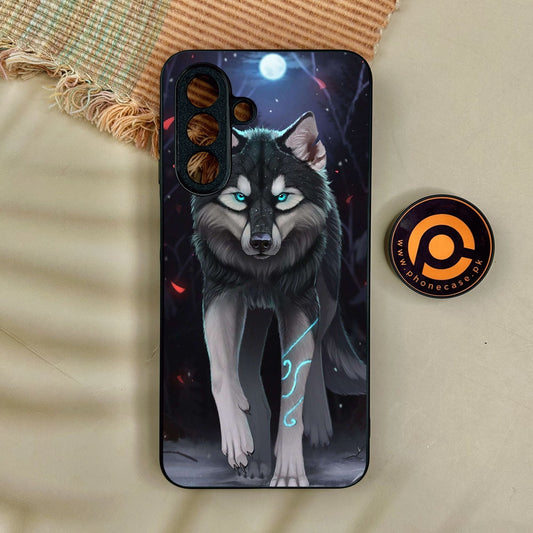 Samsung Galaxy A17 - Wolf Design 8 - Premium Metal Printed Soft Bumper Shock Proof Case