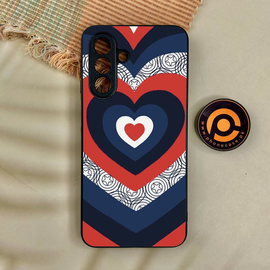 Samsung Galaxy A17 - Heart 2.0 Design 3 - Premium Metal Printed Soft Bumper Shock Proof Case