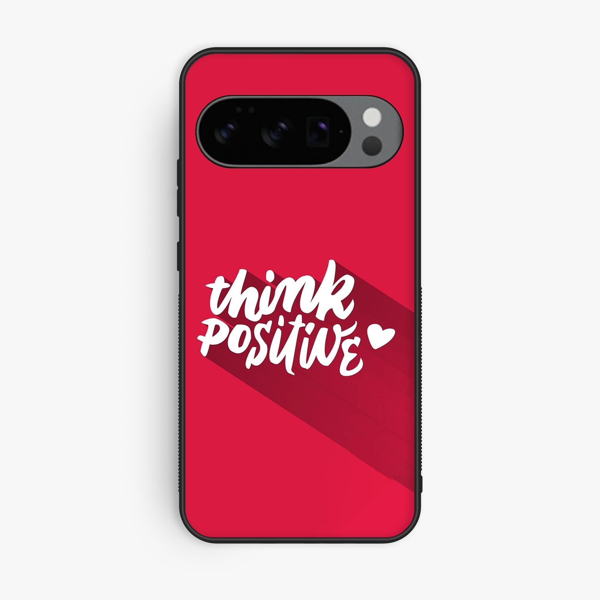Google Pixel 10 Pro XL - Think Positive Design - Premium Metal Printed Soft Bumper Shock Proof Case