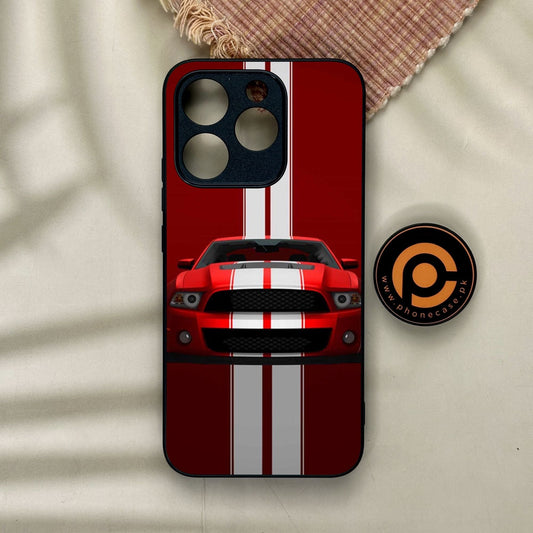 Realme 15T - Muscle Racing Car - Premium Metal Printed Soft Bumper Shock Proof Case