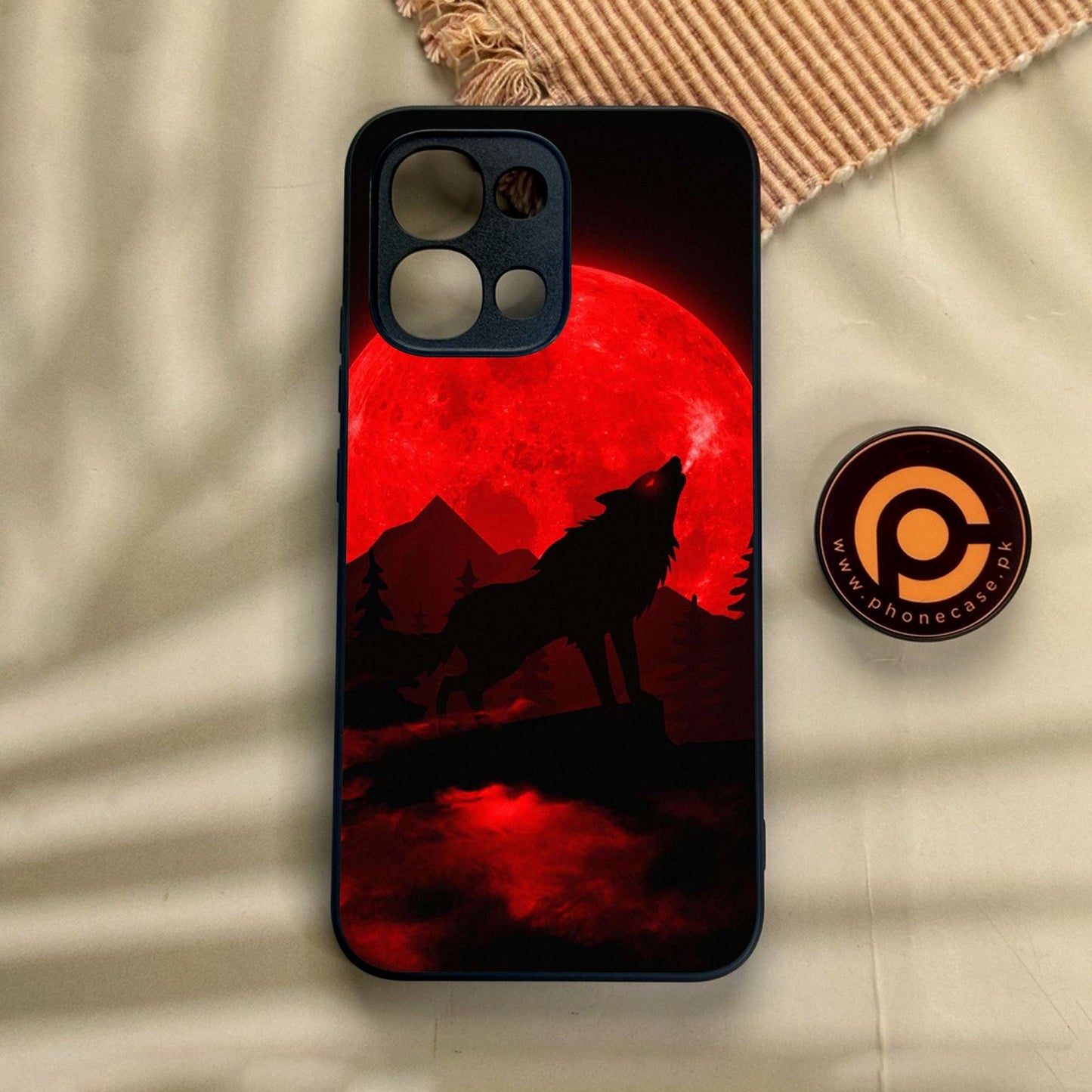 Oppo A6 Pro - Wolf Design 5 - Premium Metal Printed Soft Bumper Shock Proof Case