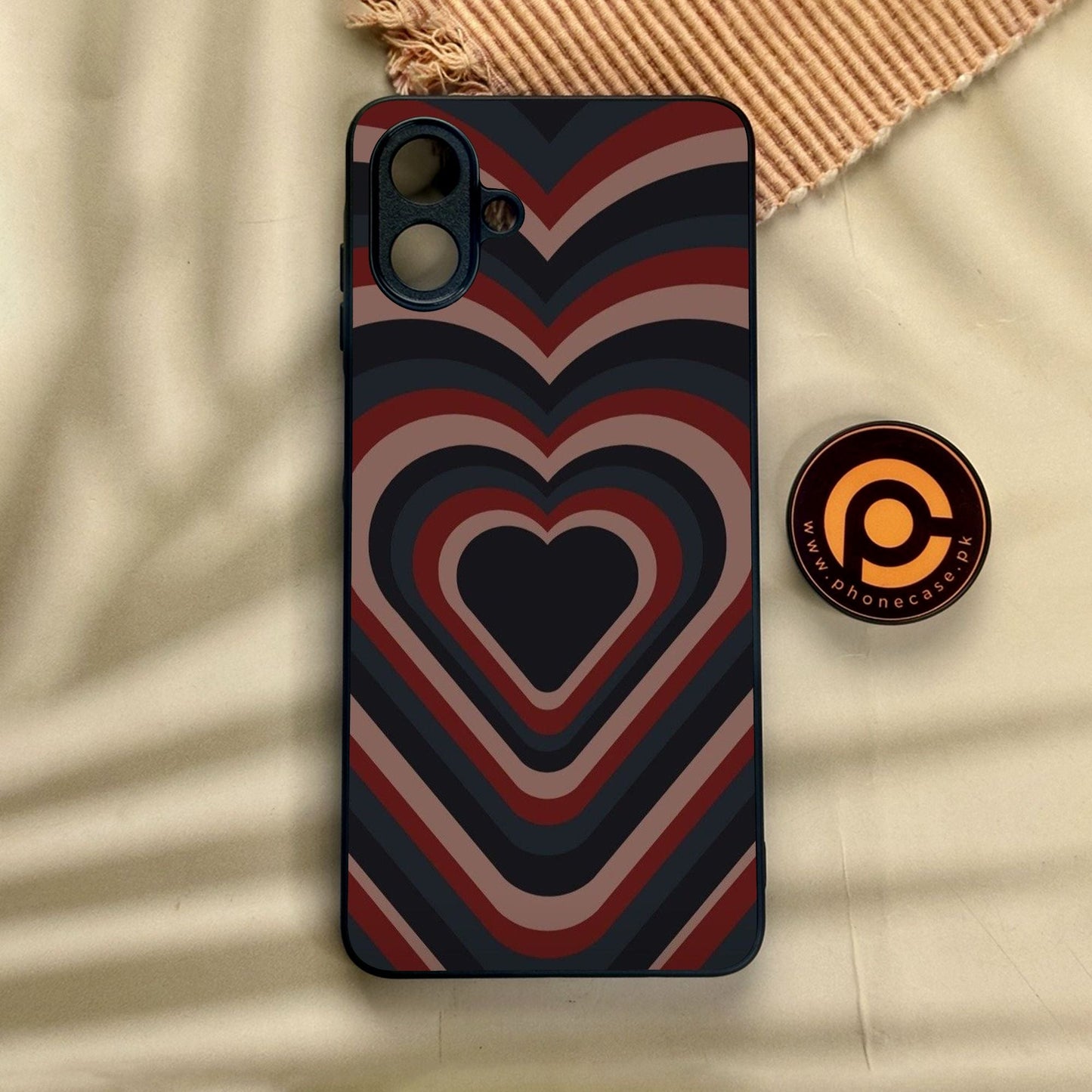 Samsung Galaxy A07 - Heart 2.0 Design 4 - Premium Metal Printed Soft Bumper Shock Proof Case