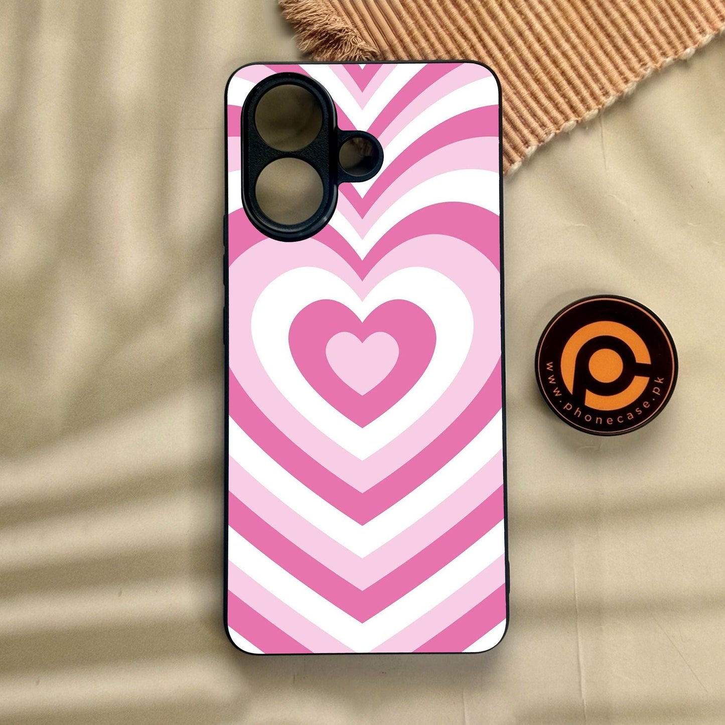 Vivo V60 Lite  - Heartbeat Design 3 - Premium Metal Printed Soft Bumper Shock Proof Case