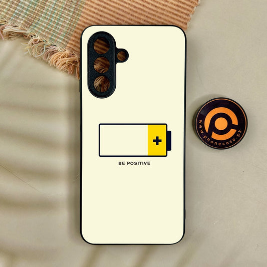 Samsung Galaxy A17 - Be Positive Design - Premium Metal Printed Soft Bumper Shock Proof Case