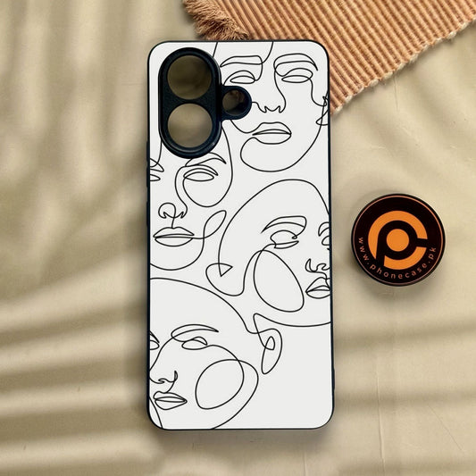 Vivo V60 Lite  - Girls Design 3 - Premium Metal Printed Soft Bumper Shock Proof Case