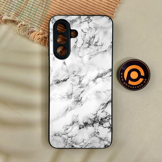 Samsung Galaxy A17 - White Design 7 - Premium Metal Printed Soft Bumper Shock Proof Case