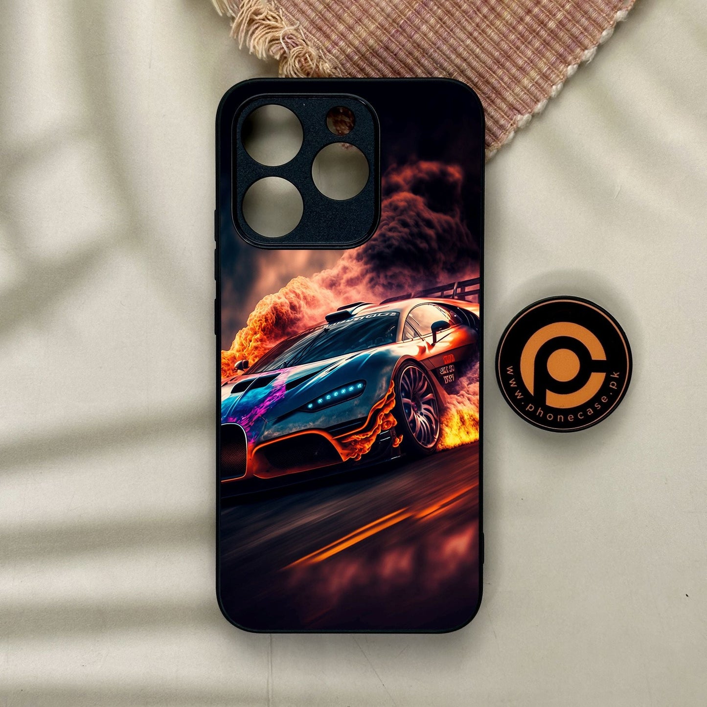 Realme 15T - Racing Design 4 - Premium Metal Printed Soft Bumper Shock Proof Case