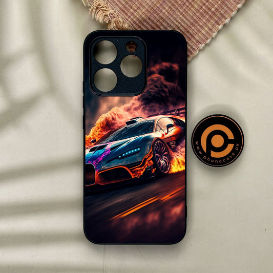 Realme 15T - Racing Design 4 - Premium Metal Printed Soft Bumper Shock Proof Case