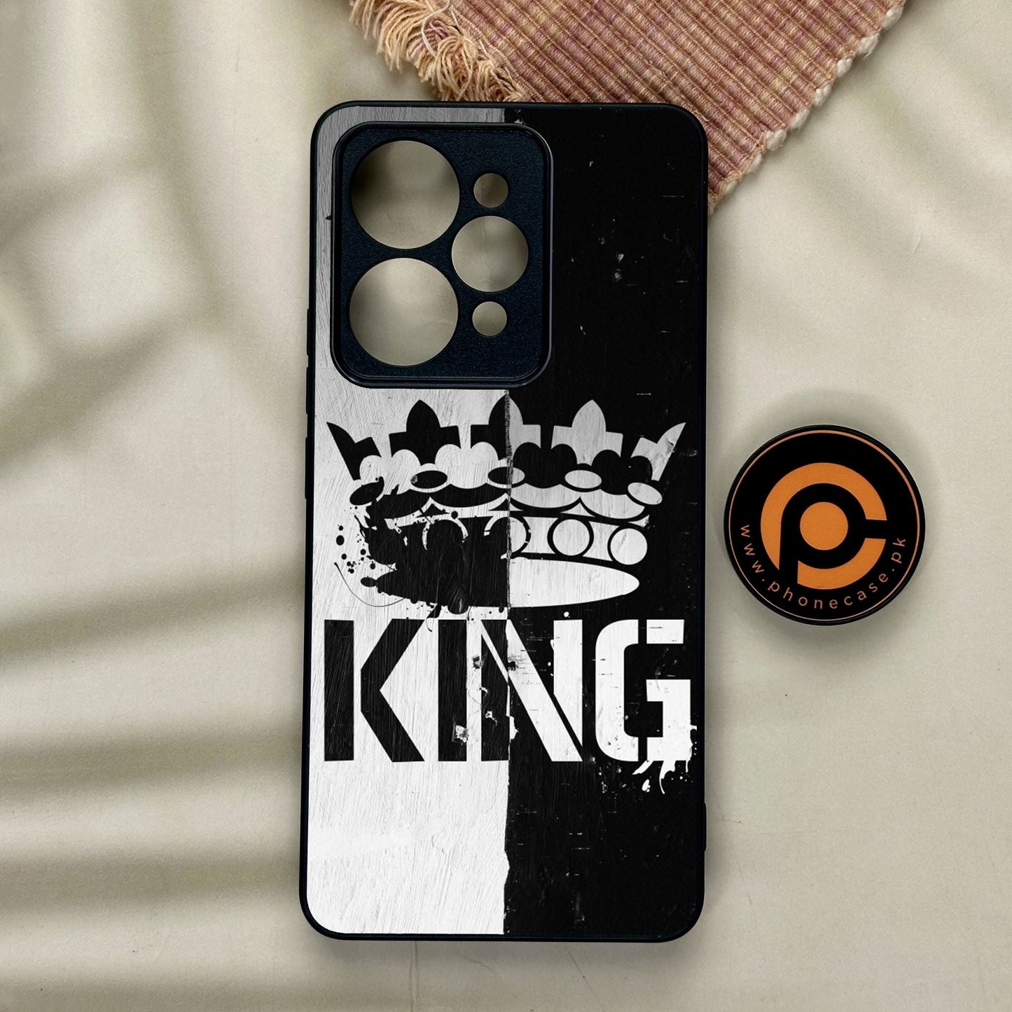 Realme 15 Pro - King Design 7 - Premium Metal Printed Soft Bumper Shock Proof Case