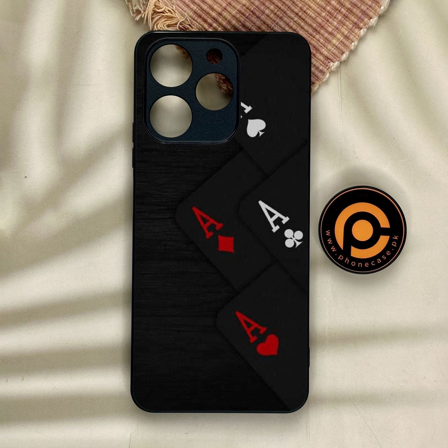 Realme Note 70 - Black Art Design 5 - Premium Metal Printed Soft Bumper Shock Proof Case