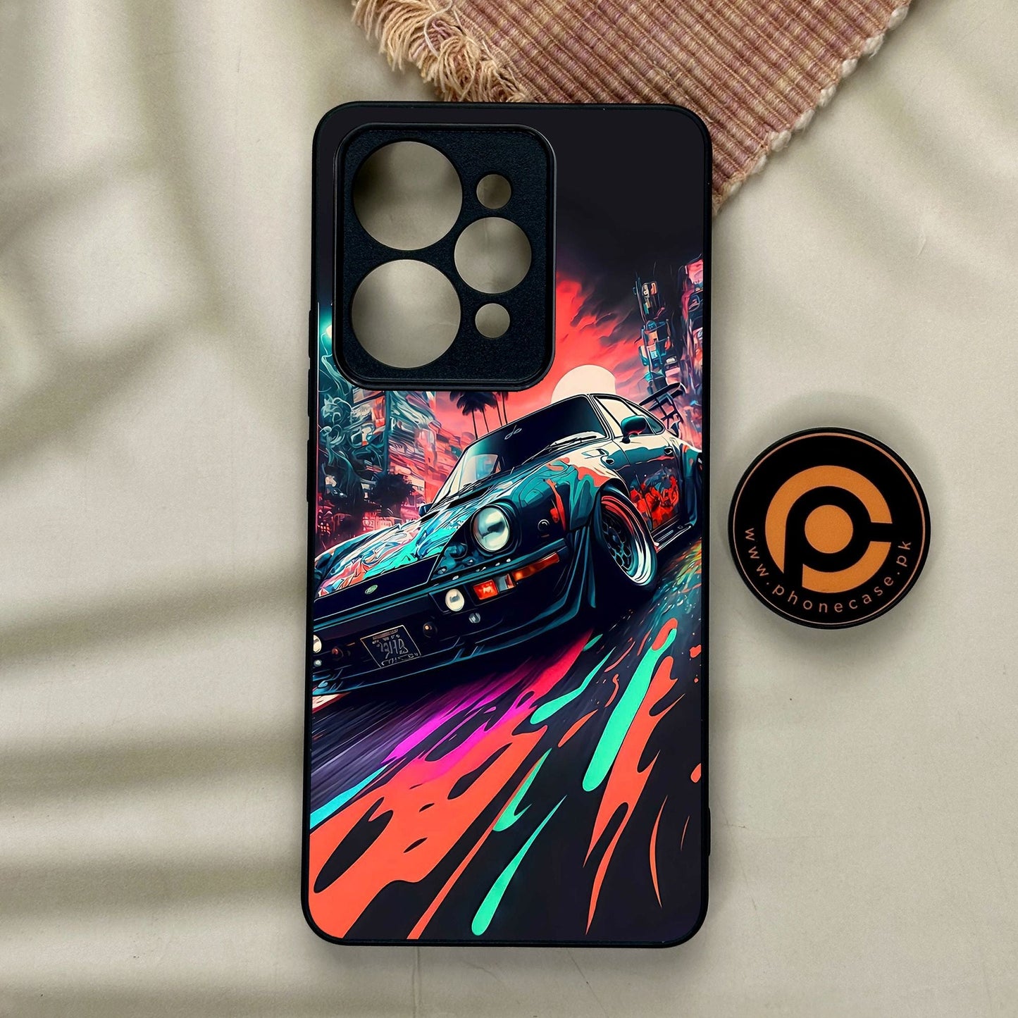 Realme 15 - Racing Series 2.0 Design 7 - Premium Metal Printed Soft Bumper Shock Proof Case