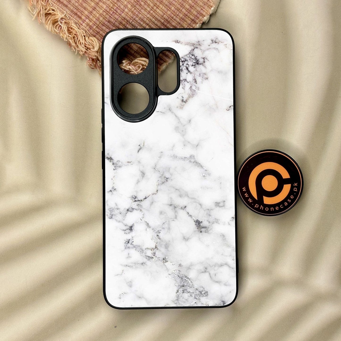 Vivo V60 - White Design 10 - Premium Metal Printed Soft Bumper Shock Proof Case