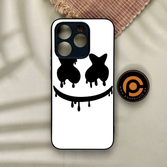 Realme 15T - Marshmello Face - Premium Metal Printed Soft Bumper Shock Proof Case