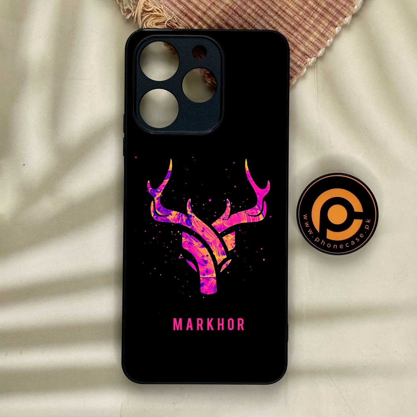 Realme Note 70 - Markhor Design 6 - Premium Metal Printed Soft Bumper Shock Proof Case