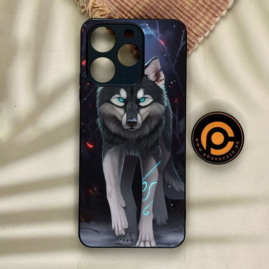Realme Note 70 - Wolf Design 8 - Premium Metal Printed Soft Bumper Shock Proof Case