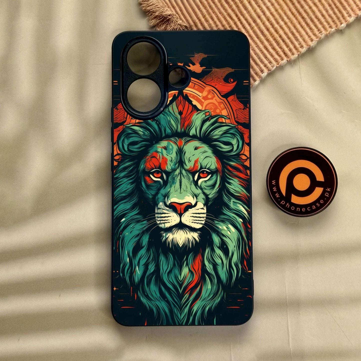 Vivo V60 Lite  - Tiger 2.0 Design 2 - Premium Metal Printed Soft Bumper Shock Proof Case