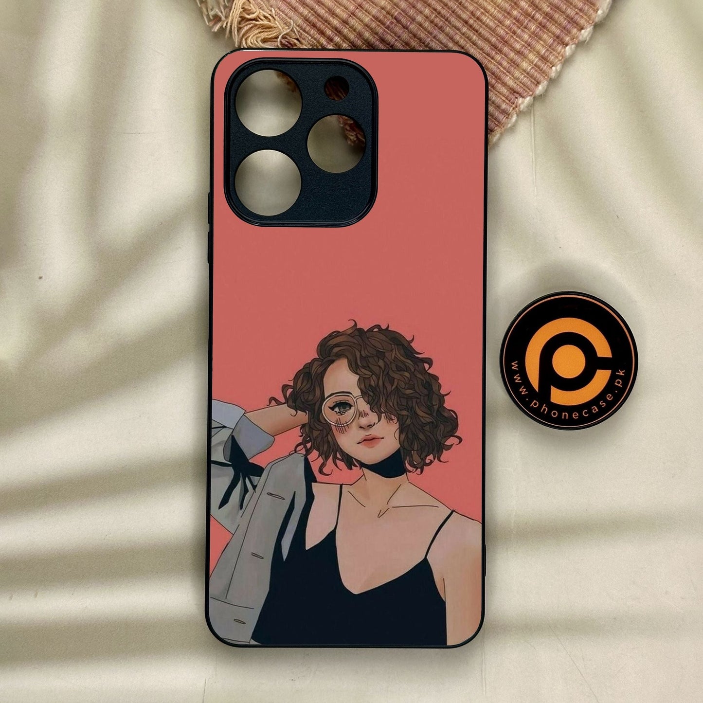 Realme Note 70 - Anime Girls Design 6 - Premium Metal Printed Soft Bumper Shock Proof Case