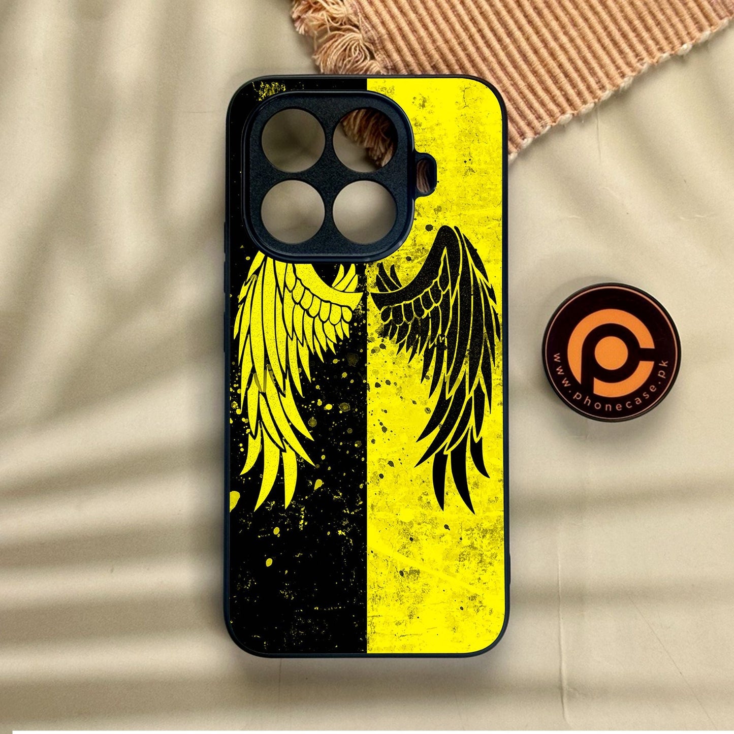 Xiaomi 15T Pro - Angel 2.0 Design 1 - Premium Metal Printed Soft Bumper Shock Proof Case