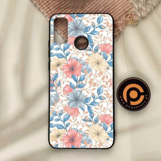 Honor 9X Lite - Seamless Flower - Premium Metal Printed Soft Bumper Shock Proof Case