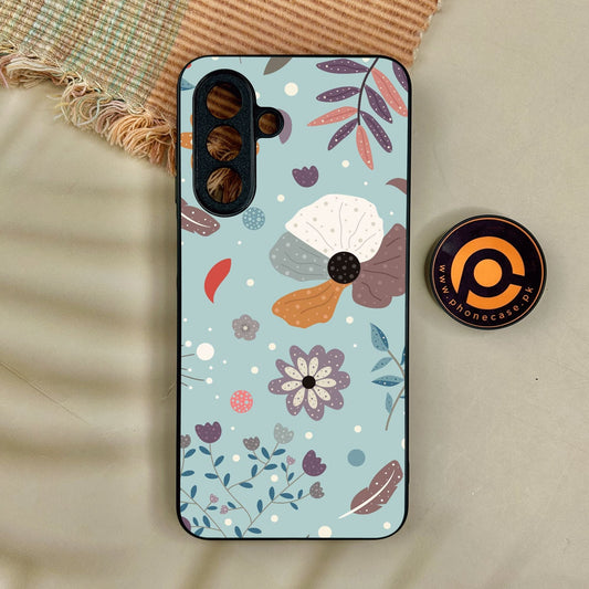 Samsung Galaxy A17 - Floral Series Design 5 - Premium Metal Printed Soft Bumper Shock Proof Case