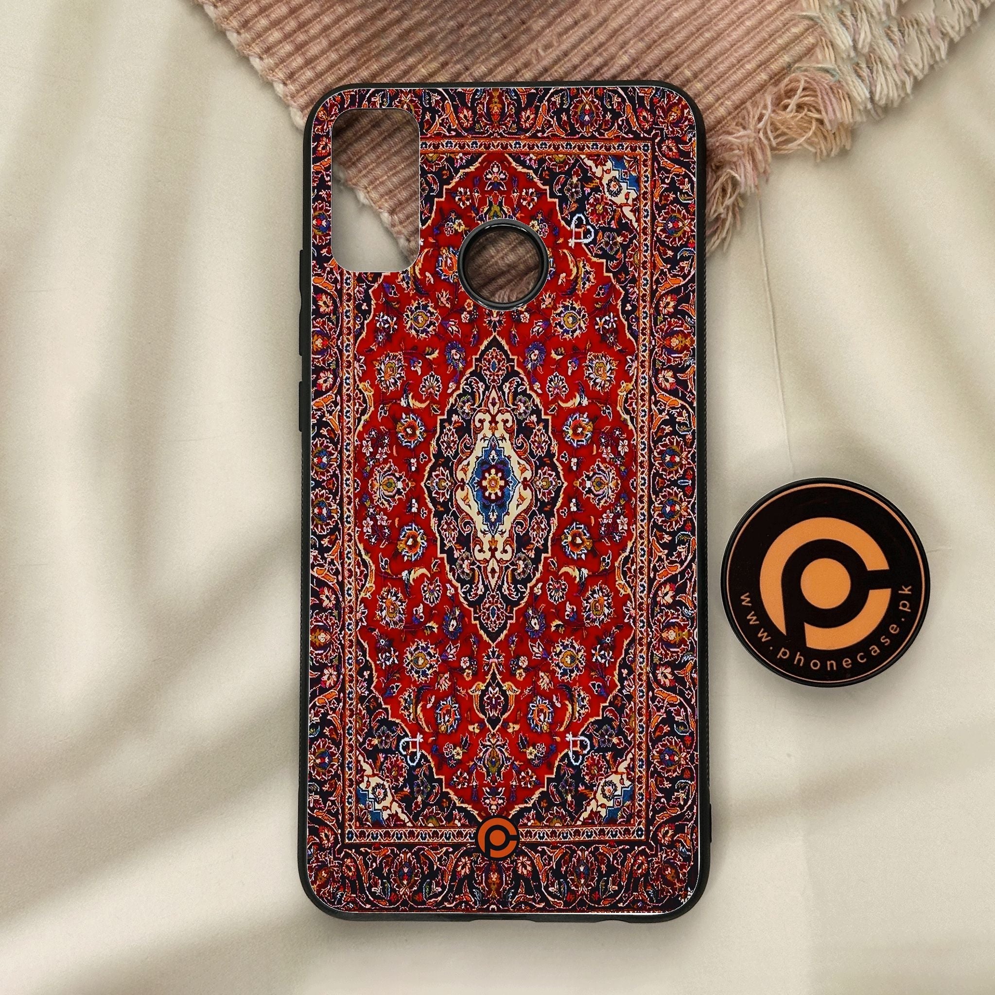 Honor 9X Lite - Persian Rug Design 2 - Premium Metal Printed Soft Bumper Shock Proof Case