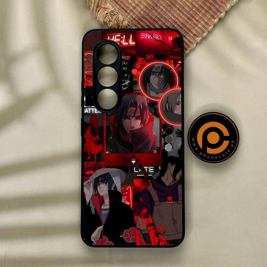 Itel S25 - Itachi Aesthetic - Premium Metal Printed Soft Bumper Shock Proof Case