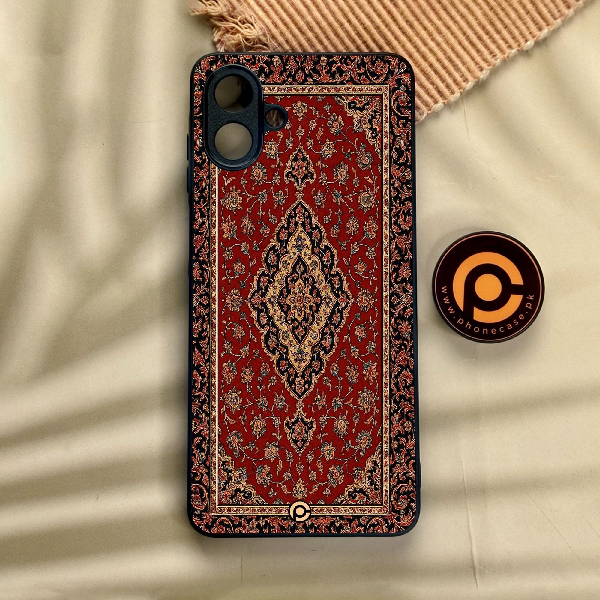 Samsung Galaxy A07 - Persian Rug Design 1 - Premium Metal Printed Soft Bumper Shock Proof Case