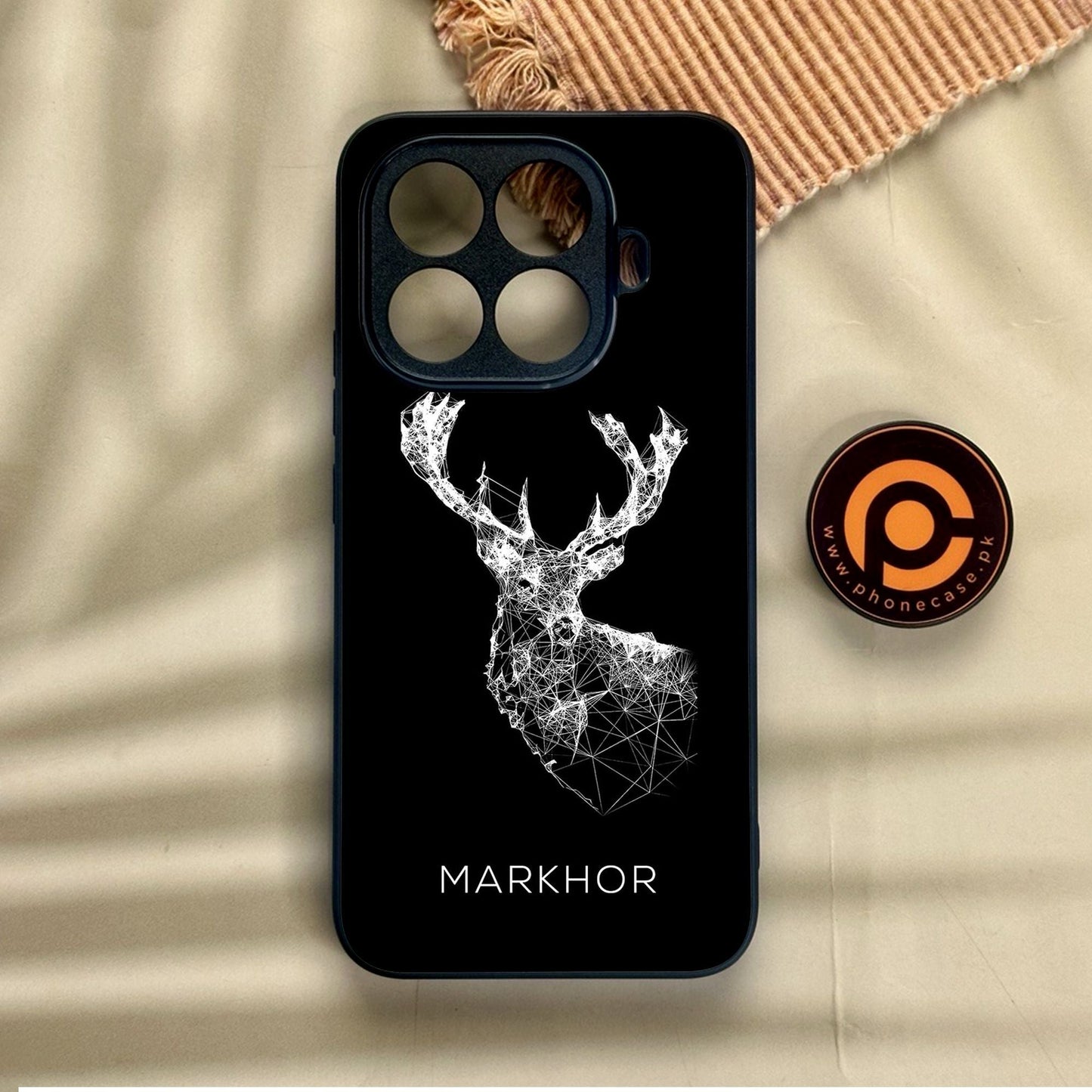 Xiaomi 15T Pro - Markhor Design 4 - Premium Metal Printed Soft Bumper Shock Proof Case