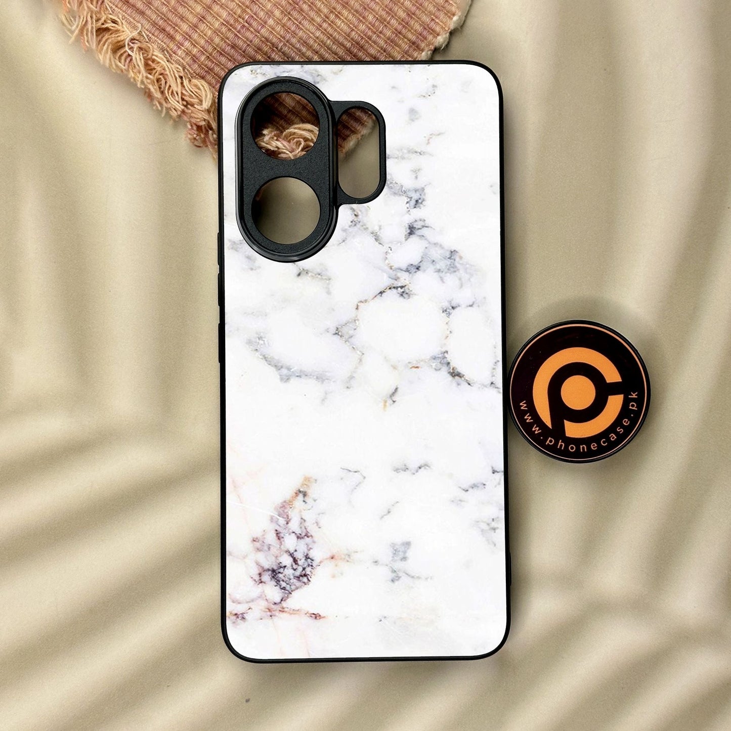 Vivo V60 - White Design 3 - Premium Metal Printed Soft Bumper Shock Proof Case