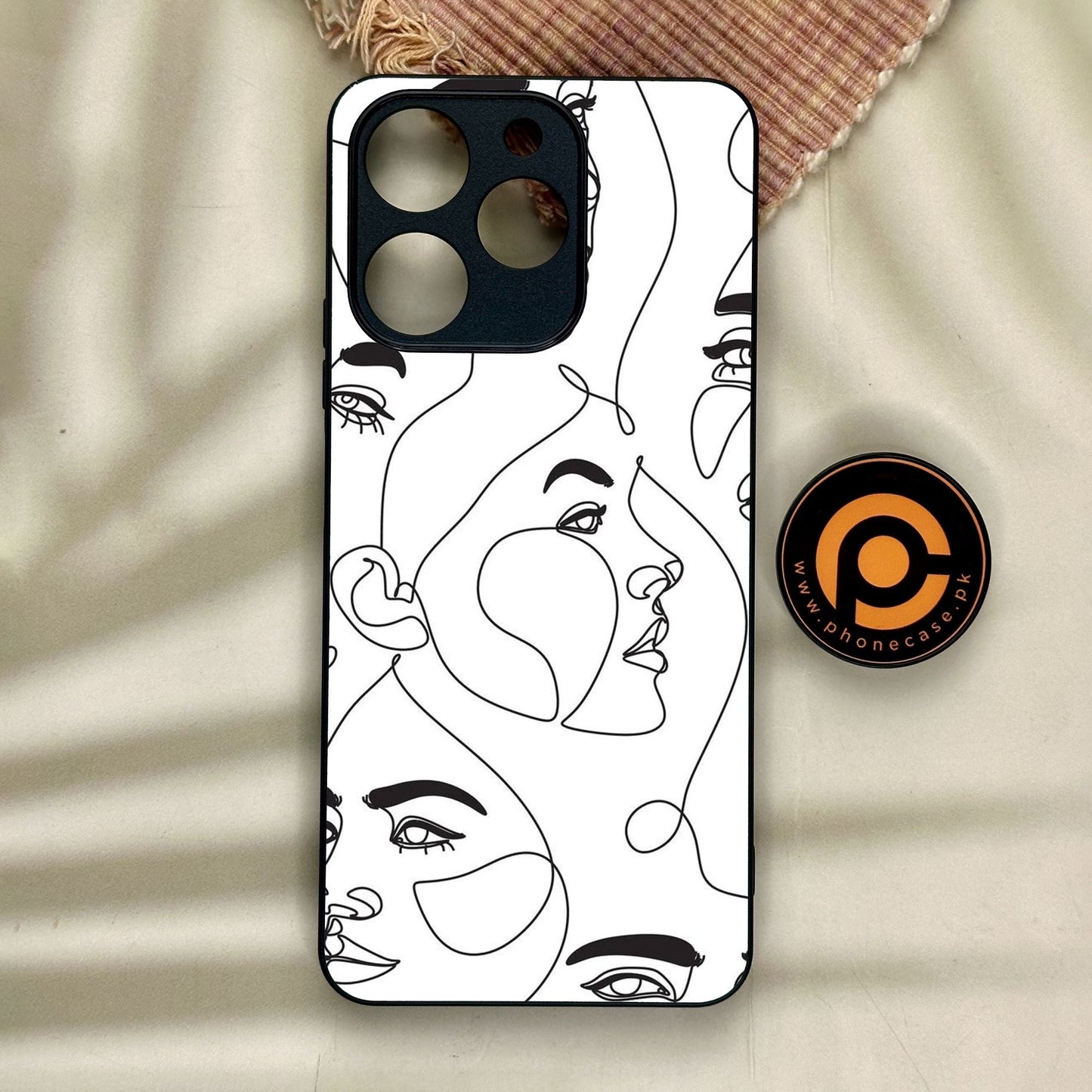 Realme Note 70 - Girls Design 7 - Premium Metal Printed Soft Bumper Shock Proof Case