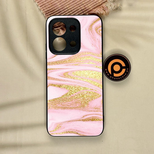 Xiaomi Redmi 15C - Pink Design 10 - Premium Metal Printed Soft Bumper Shock Proof Case