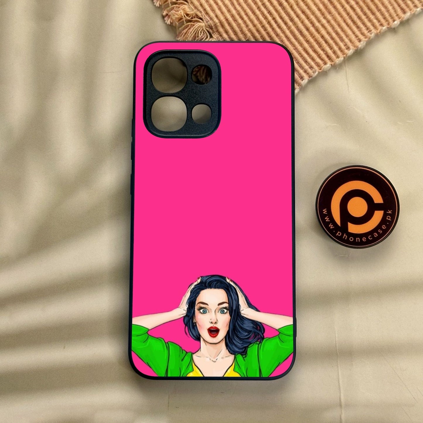 Oppo A6 Pro - Anime Girls Design 10 - Premium Metal Printed Soft Bumper Shock Proof Case