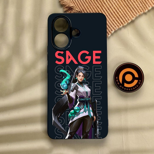 Vivo V60 Lite  - Battle-Ready Design 3 - Premium Metal Printed Soft Bumper Shock Proof Case