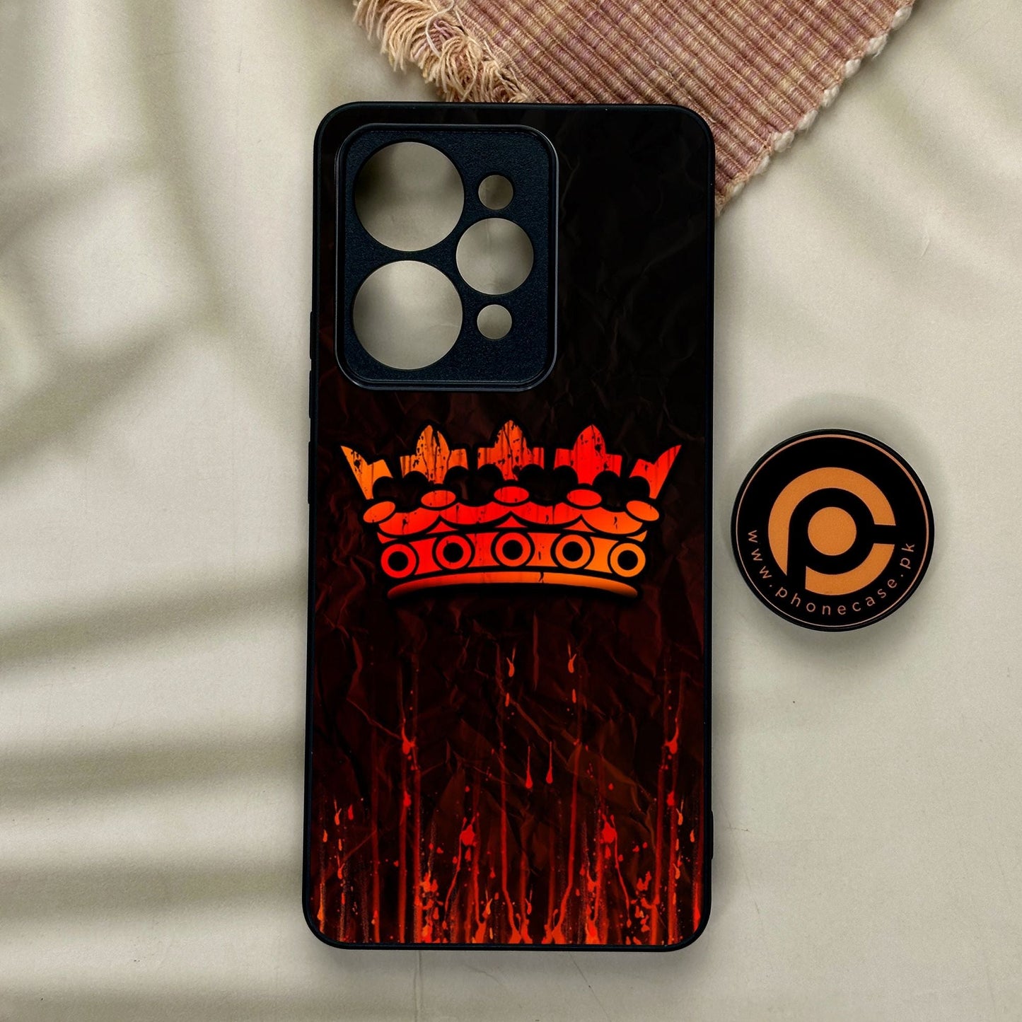 Realme 15 Pro - King Design 4 - Premium Metal Printed Soft Bumper Shock Proof Case