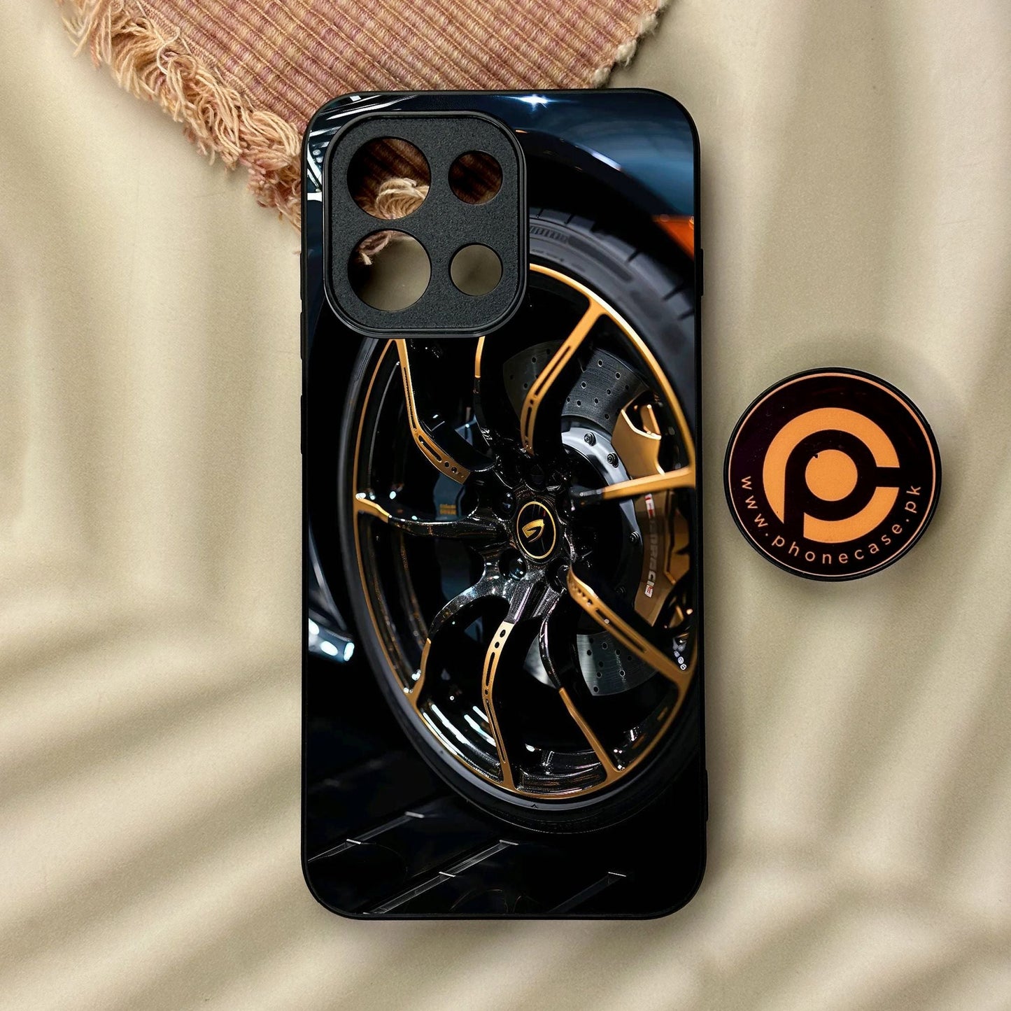 OnePlus 13s - Racing Car Red Blade Rim - Premium Metal Printed Soft Bumper Shock Proof Case